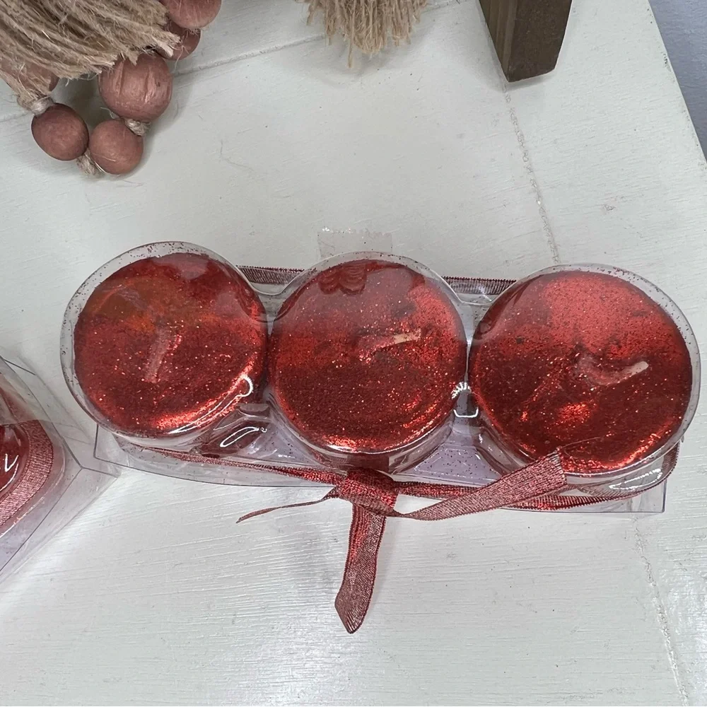 Brand New - Set of 3 Metallic Votives